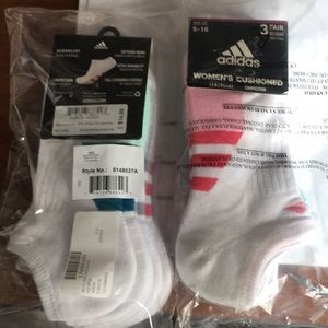Two 3-packs of women’s socks